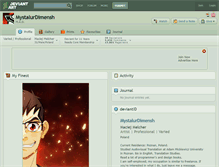 Tablet Screenshot of mystalurdimensh.deviantart.com