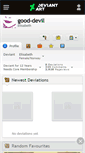 Mobile Screenshot of good-devil.deviantart.com