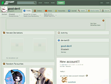 Tablet Screenshot of good-devil.deviantart.com