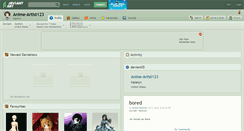 Desktop Screenshot of anime-artist123.deviantart.com