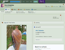 Tablet Screenshot of m-a-ceramics.deviantart.com