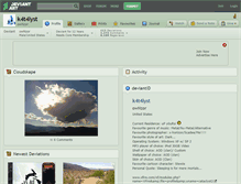 Tablet Screenshot of k4t4lyst.deviantart.com