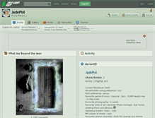 Tablet Screenshot of jadepixi.deviantart.com
