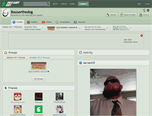 Tablet Screenshot of bouserthedog.deviantart.com