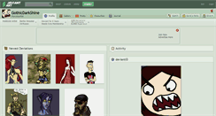 Desktop Screenshot of gothicdarkshine.deviantart.com
