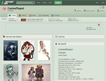 Tablet Screenshot of crackedteapot.deviantart.com