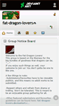 Mobile Screenshot of fat-dragon-lovers.deviantart.com