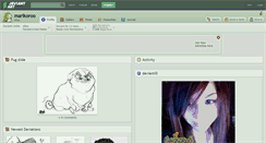 Desktop Screenshot of marikoroo.deviantart.com