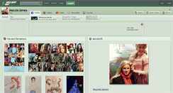 Desktop Screenshot of maxxiejames.deviantart.com