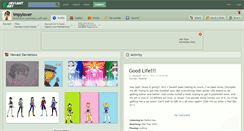 Desktop Screenshot of impylover.deviantart.com