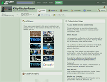 Tablet Screenshot of kitty-rinzler-fans.deviantart.com