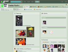 Tablet Screenshot of cosplay-stuck.deviantart.com