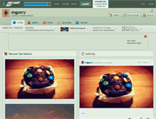 Tablet Screenshot of dogparry.deviantart.com