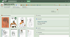 Desktop Screenshot of elegant-necrophilia.deviantart.com