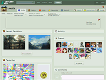 Tablet Screenshot of beesta.deviantart.com