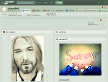 Tablet Screenshot of pirana666.deviantart.com