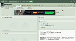 Desktop Screenshot of gundam-seed.deviantart.com