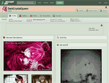 Tablet Screenshot of darkcrystalqueen.deviantart.com