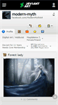 Mobile Screenshot of modern-myth.deviantart.com