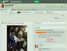 Tablet Screenshot of jenova5000.deviantart.com