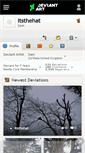 Mobile Screenshot of itsthehat.deviantart.com