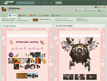 Tablet Screenshot of littlekirara.deviantart.com