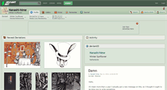Desktop Screenshot of nanashi-hime.deviantart.com