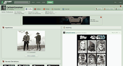 Desktop Screenshot of cartooncaveman.deviantart.com