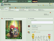 Tablet Screenshot of lneko-hime.deviantart.com