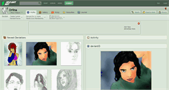 Desktop Screenshot of orlina.deviantart.com