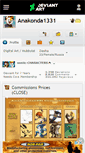 Mobile Screenshot of anakonda1331.deviantart.com