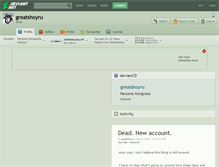 Tablet Screenshot of greatshoyru.deviantart.com