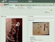 Tablet Screenshot of kamei47.deviantart.com