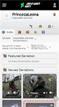 Mobile Screenshot of princezaleona.deviantart.com