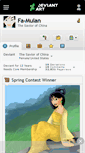 Mobile Screenshot of fa-mulan.deviantart.com