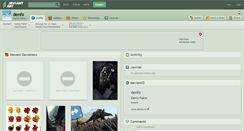 Desktop Screenshot of denfo.deviantart.com