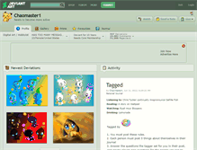 Tablet Screenshot of chaomaster1.deviantart.com