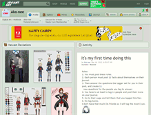 Tablet Screenshot of ako-nee.deviantart.com