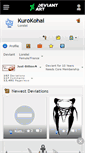 Mobile Screenshot of kurokohai.deviantart.com