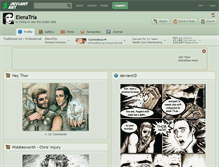 Tablet Screenshot of elenatria.deviantart.com