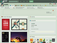Tablet Screenshot of mushir.deviantart.com
