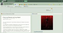 Desktop Screenshot of crazypoetrymonarch.deviantart.com