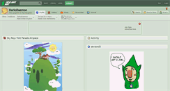 Desktop Screenshot of darksdaemon.deviantart.com