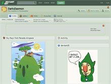 Tablet Screenshot of darksdaemon.deviantart.com