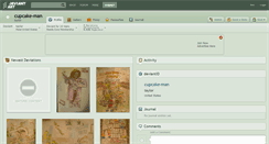 Desktop Screenshot of cupcake-man.deviantart.com