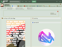 Tablet Screenshot of dashans.deviantart.com