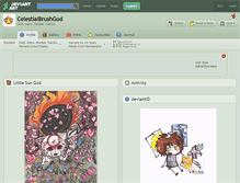 Tablet Screenshot of celestialbrushgod.deviantart.com
