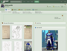 Tablet Screenshot of enforcer84.deviantart.com