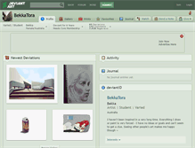 Tablet Screenshot of bekkatora.deviantart.com