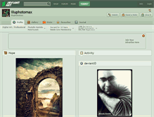 Tablet Screenshot of illuphotomax.deviantart.com